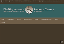 Tablet Screenshot of di-resource-center.com